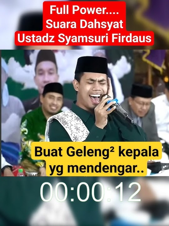 FULL POWER SUARA USTADZ SYAMSURI FIRDAUS BIKIN JAMA'AH GELENG² KEPALA #qorisuaratinggi #qoriviral