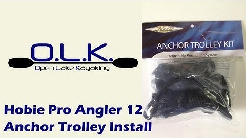 Hobie Pro Angler 12 Anchor Trolley Install