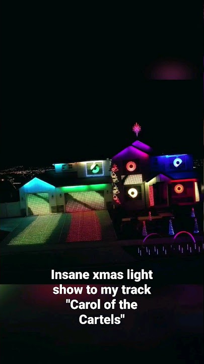 Insane xmas light show