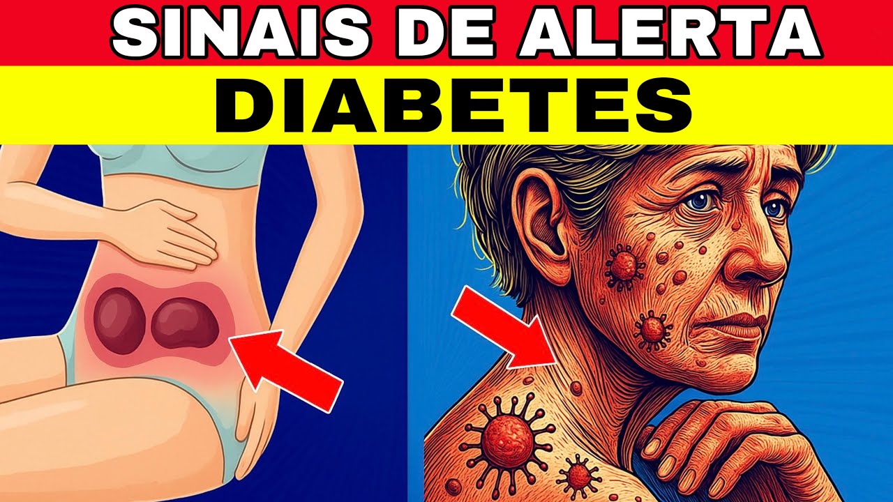 14 SINAIS OCULTOS de AÇÚCAR ALTO no SANGUE (ALERTA DIABETES!)