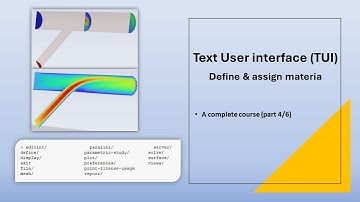 Define & assign material using Text User Interface (TUI) | Ansys-Fluent | ( 4/6)