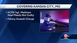 KCPD officer pleads not guilty to assault charge