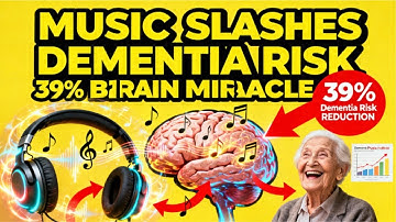 SHOCKING: Music Slashes Dementia Risk by 39% - 10,000 Person Study Reveals Brain Miracle