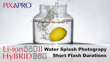 Fruit Splash Photography | Freezing Motion Using Short Flash Durations - Hybrid360 & Li-ion580 II