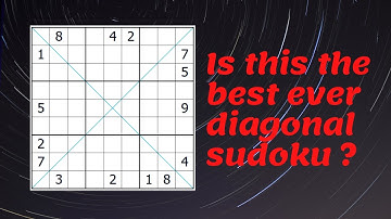 We would rate this a diagonal sudoku a 10/10 for its innovation !!