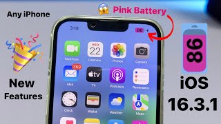 iOS 16.3.1 - Enable Pink Battery icon colour on any iPhone screenshot 5