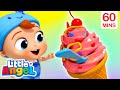 Pink Ice Cream Song   1 Hour of Colorful Sweet Nursery Rhymes | @LittleAngel