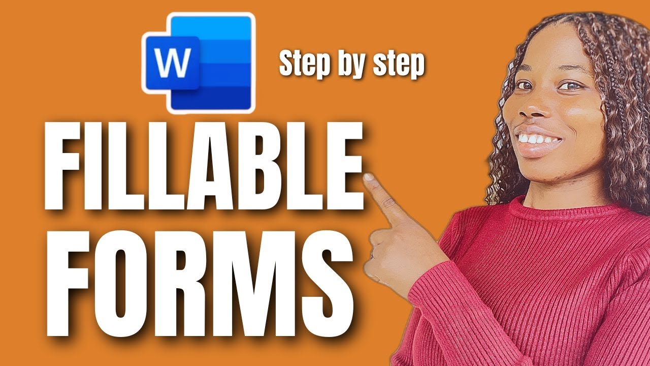 How to Create Fillable Forms in Microsoft Word - YouTube