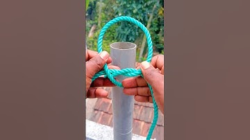 Wow!This knot is very easy to use but very difficult to open!!