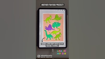 Learn how to make riso inspired art! Full video on my channel 🖌️