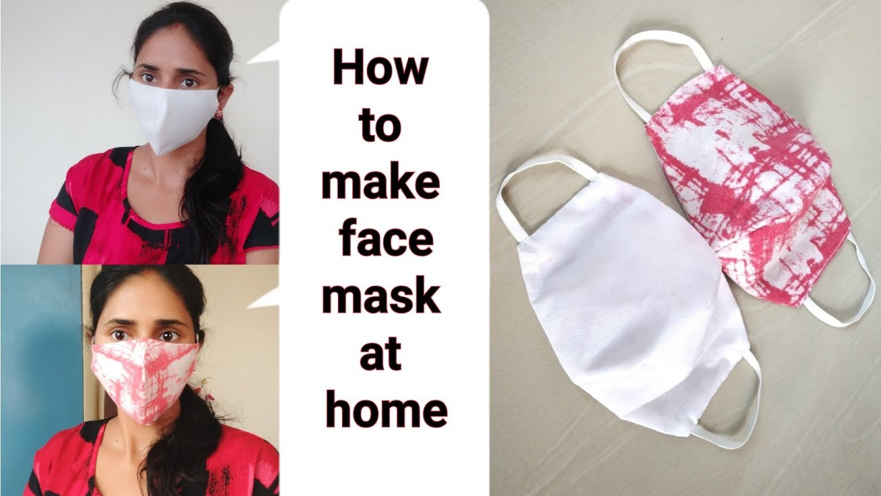How to Make Face Mask at Home/ DIY Face Mask/ Handmade Mask - YouTube
