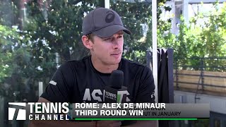 Alex de Minaur Talks Finding His Footing On Clay And Roland Garros Expectations | Rome Third Round