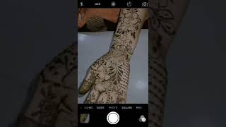 ammi ka hath me mast design???? sadaf mehndi designs ####youtubeshorts####sadf