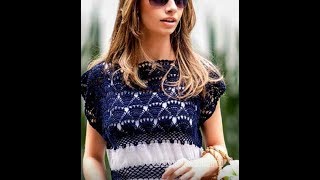 Женские Ажурные Летние Кофточки Крючком - 2018 / Women's Openwork Summer Blouses Crochet