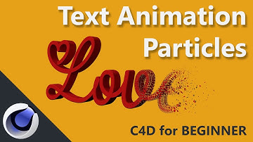 PolyFX | C4D Text Animation | Particles | 3D | Love | Cinema 4D Artist