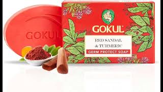 Gokul red sandal and turmeric germ protection soap review in Tamil 