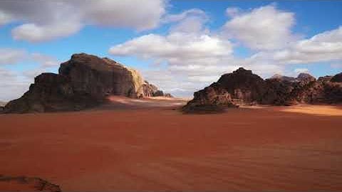 wadi rum desert jordan time lapse 4k