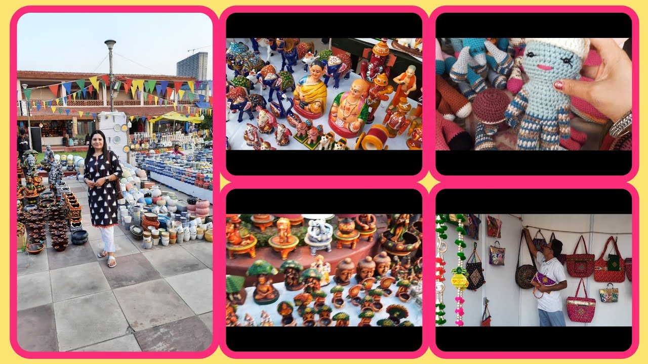 मेरी Noida haat से home decor shopping 🛍 Noida Haat banjara market of