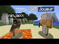 Minecraft mais un Joueur contrôle mon Jeu.. (trop dur)