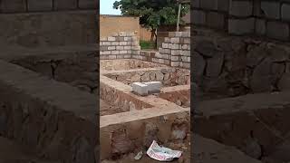 début de la maison d'habitation