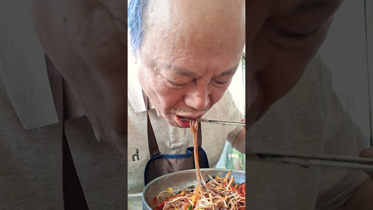 한입먹방/코다리막국수 #흑수돌