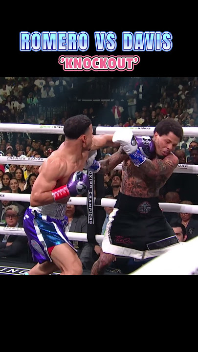 Gervonta Davis vs. Rolando Romero | knockout Fight Highlights  #boxing #sports #action