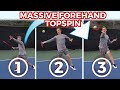 3 Steps To Massive Forehand Topspin