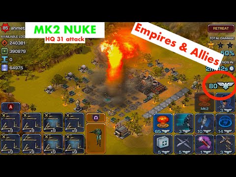 Empires & Allies nuke mk2 & viper level 13 attack HQ31, hd