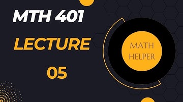 MTH 401 lecture 05 | MTH401 short lecture 05 | Exact Differential Equation | Differential Equation