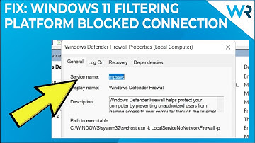 FIX: Windows Filtering Platform has blocked a connection