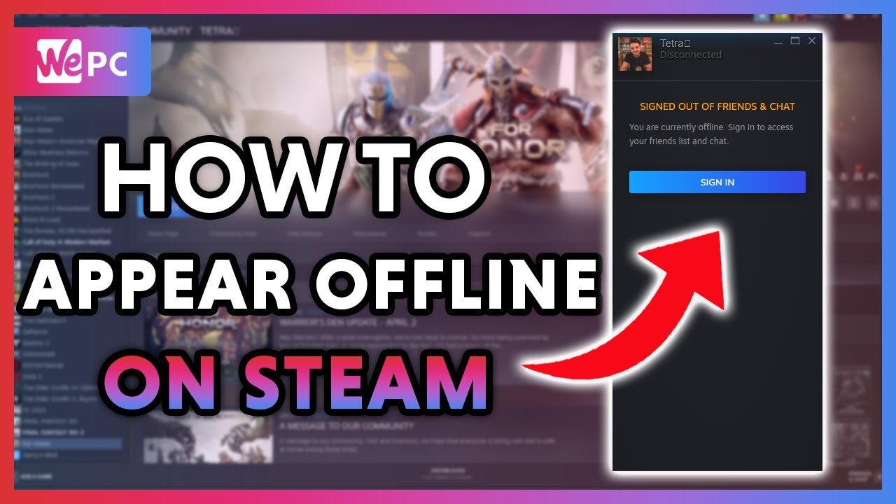 How to Appear Offline on Steam