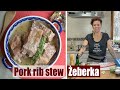 Polish comfort food - RIB STEW - ŻEBERKA - cooking Polish food.
