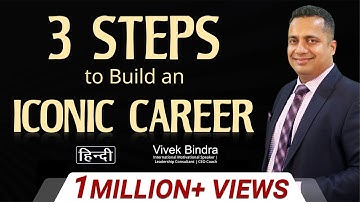 3 Steps to Build an Iconic Career for Students (Hindi) By Best Motivational Trainer In India