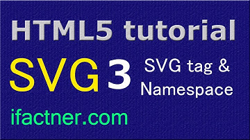 HTML5 SVG element & namespace beginners tutorial 3