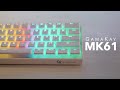 GamaKay MK61 Unboxing & Optical Yellow Typing Sounds