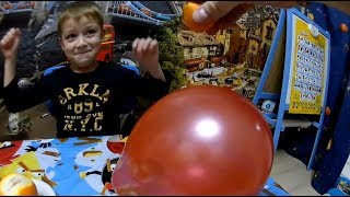 Лайфхак Как лопнуть шарик при помощи апельсина Новый Эксперимент | How to burst the ball with orange