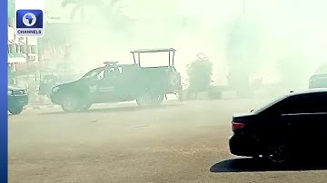 Drama At PDP Headquarters As Anyanwu, Turaki Factions Clash