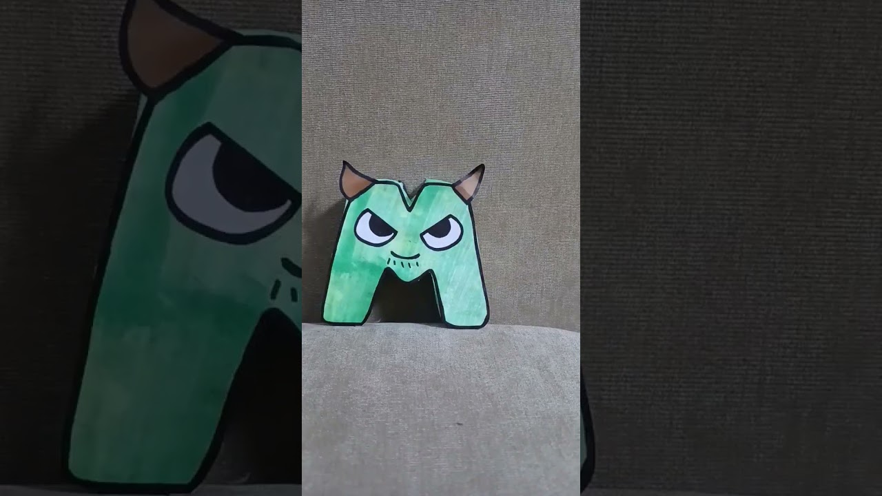 Paper portuguese alphabet lore A-Z