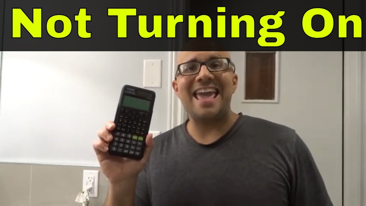 Casio Scientific Calculator Not Turning On Easy Fixes YouTube