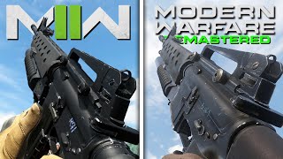 CoD Modern Warfare II vs Modern Warfare Remastered - Weapons Comparison