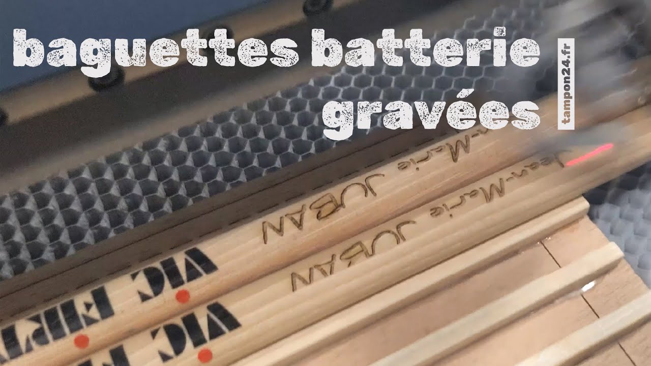 Baguettes batterie personnalisées