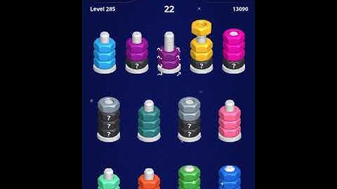 Sort Nuts Level 281 - 290 Walkthrough | PuzzleChallenge ✔️