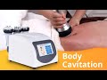 Surebty machine ultrasound 40k cavitation slimming massage treatment part 1