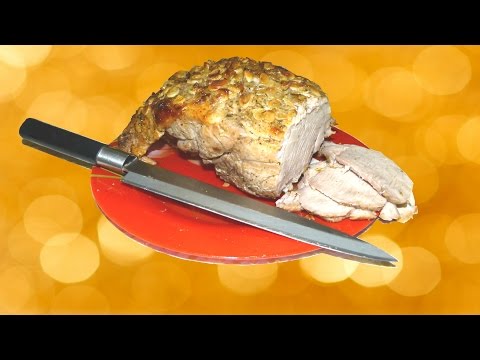 Видео рецепт Корейка в духовке в рукаве