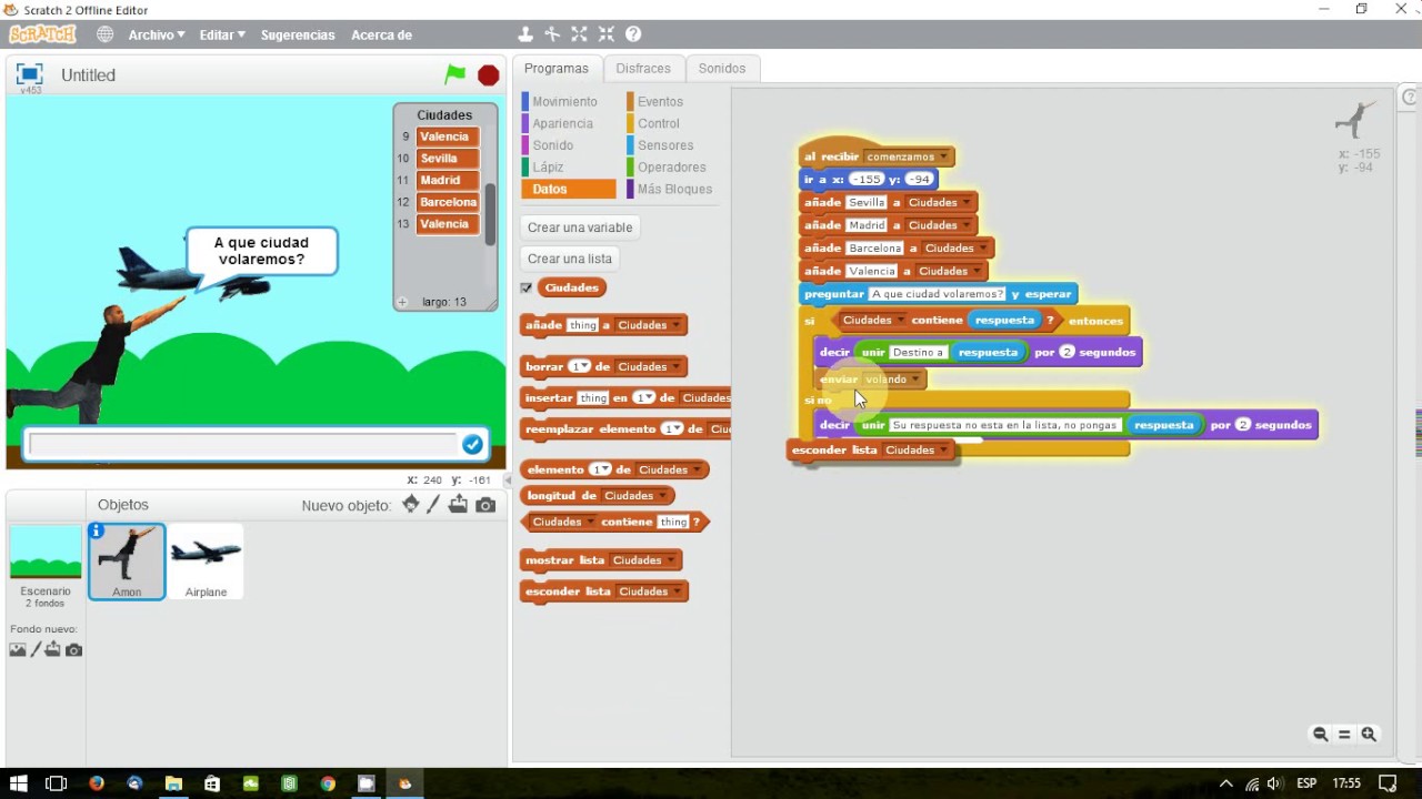 12 Listas De Datos Con Scratch Youtube