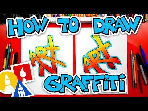 How To Draw The Word Art (Simple Graffiti Style) + Challenge Time