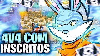 💙LIVE ON 💙FREE FIRE AO VIVO💙JOGANDO COM INSCRITOS 💙4V4,1V1,2V2,6V6💙CS RANK💙PC FRACO💙