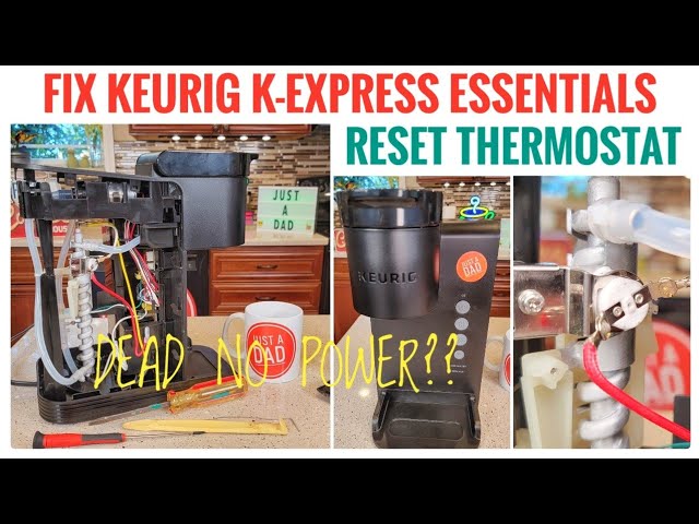 How To Fix Keurig K-Cafe SMART Coffee Maker NO POWER DEAD Reset