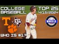 College baseball rankings a new number 1  wheels breakdown of 41524 college baseball rankings