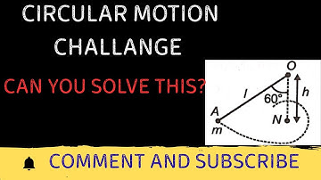 A particle of mass m attached to the end of stringof length / is released from the initial position